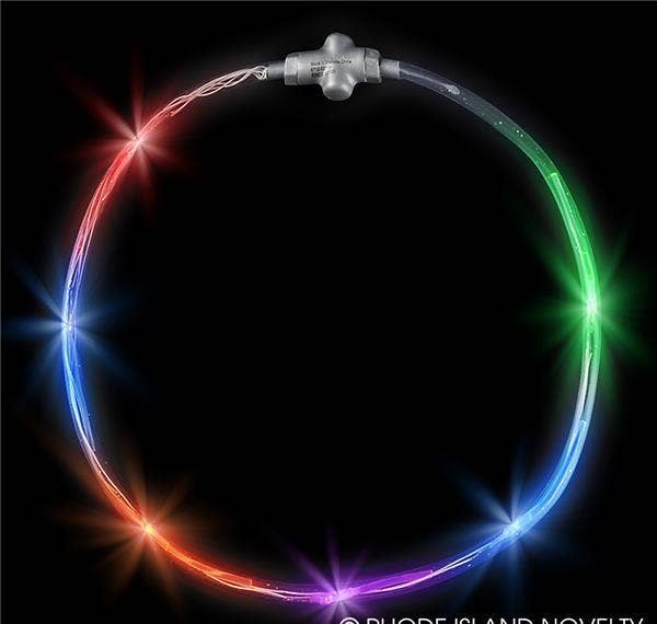 22" MULTICOLORED LIGHT-UP NECKLACE