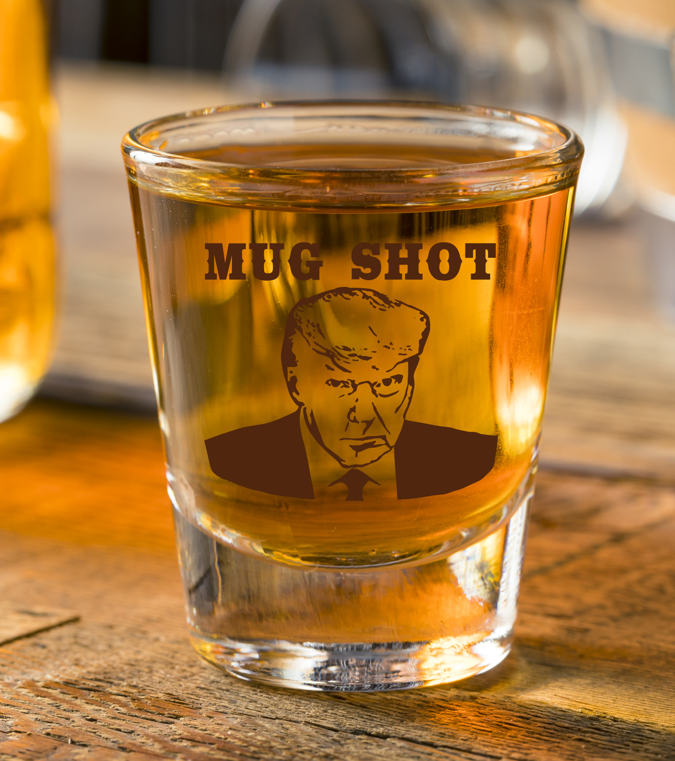 Trump Mug Shot 2 Ounce Shot Glass