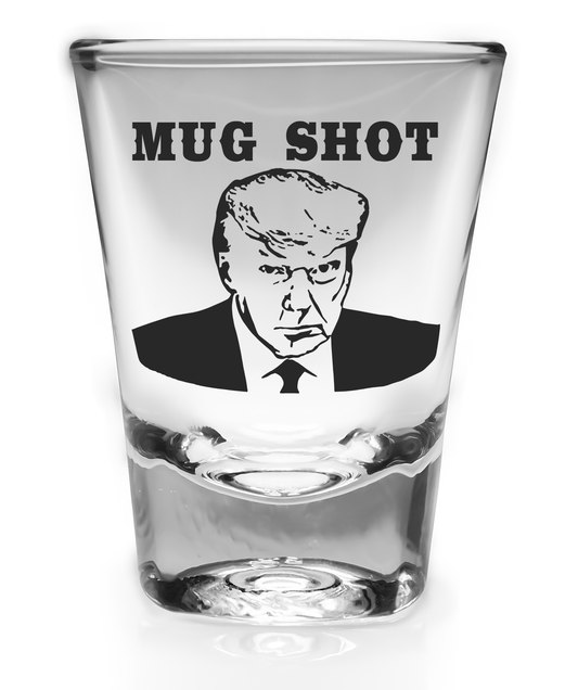 Trump Mug Shot 2 Ounce Shot Glass