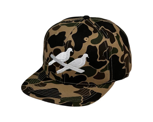 Two Dove Camo Logo Cap